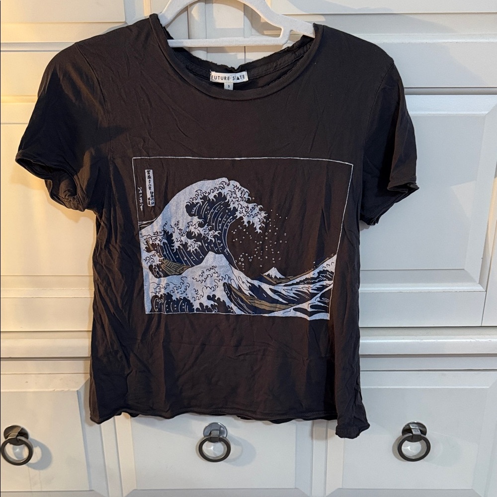 Future State Black Wave Graphic Tee